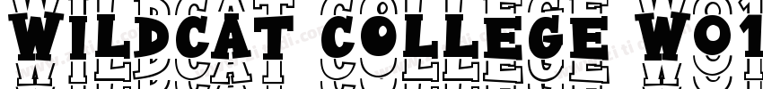Wildcat College W01字体转换